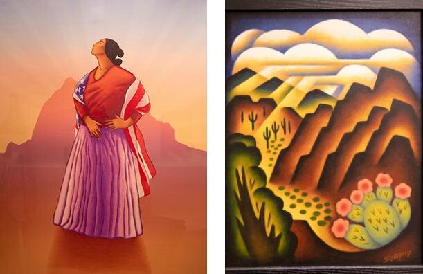 Dreamy Escape: Southwestern art provides a calming focal point in the room devoted to mammography and bone imaging – the reason people visit The Breast Center. Afterwards, they can await same-day results in a consultation room featuring a variety of magazines and snacks.